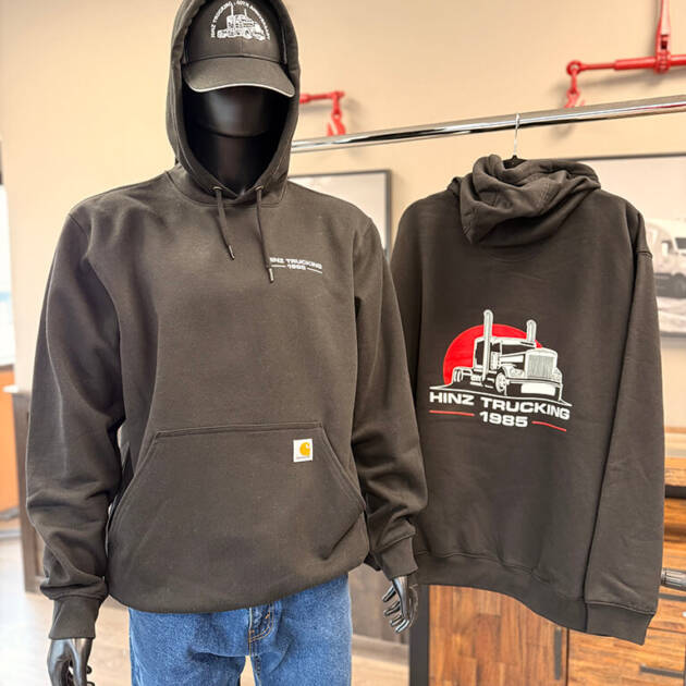 Hinz Carhartt Midweight Hoodie (Truck Decal)